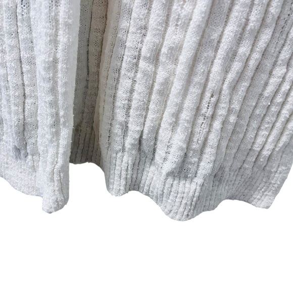 Pilcro NWT Anthropologie Ribbed Duster Cardigan Sweater Size XXS Ivory Casual - Picture 7 of 7